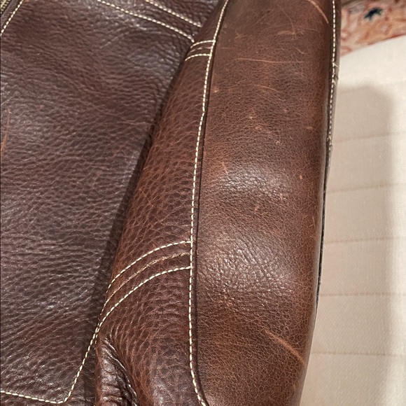 Vintage brown leather shoulder Coach Bag - Picture 12 of 16
